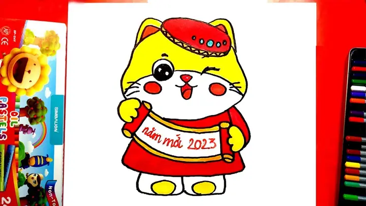 Cách Vẽ Tranh Vẽ Ngày Tết Đơn Giản 2024?