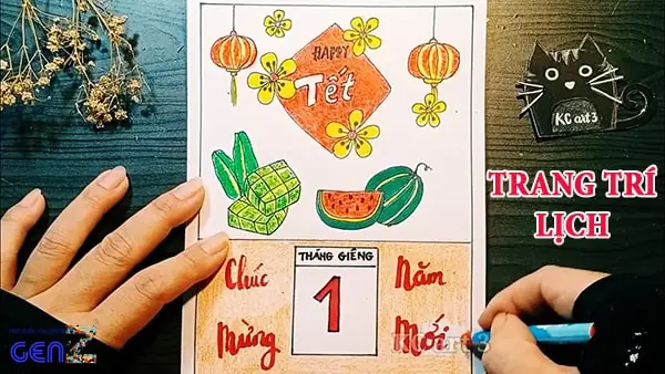 Cách Vẽ Tranh Vẽ Ngày Tết Đơn Giản 2024?