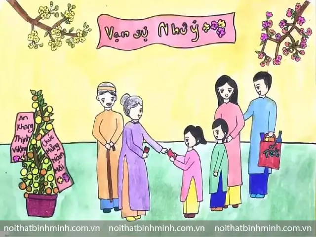 Cách Vẽ Tranh Vẽ Ngày Tết Đơn Giản 2024?