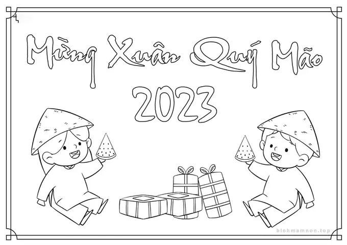 Cách Vẽ Tranh Vẽ Ngày Tết Đơn Giản 2024?