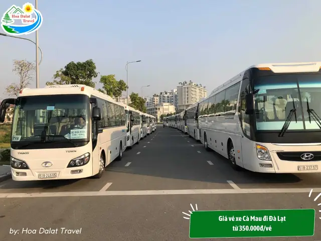 Bảng Giá Vé Của Các Nhà Xe Cà Mau Đi Đà Lạt Bảng Giá Vé Của Các Nhà Xe Cà Mau Đi Đà Lạt