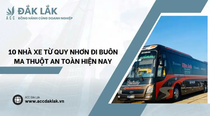 Danh Sách Các Xe Từ Quy Nhơn Đi Buôn Ma Thuột Uy Tín